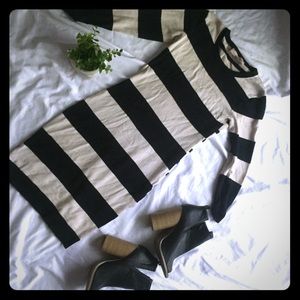 Midi bodycon sweater dress